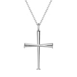 925 Silver Original Baseball Bat Cross Necklace Sport Necklace
