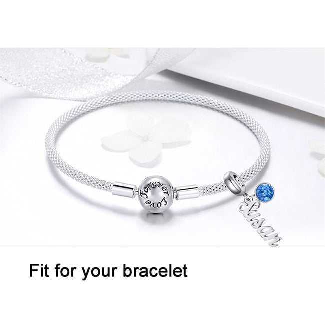 Sparkling Galaxy Moon Star Snake Chain Bracelet Fit Charm Bead DIY Bracelets  Women Silver Color Jewelry | SHEIN USA