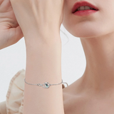 Infinity Butterfly Urn Bracelets for Ashes 925 Sterling Silver Cremation Butterfly Memerial Jewelry for Women