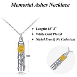 Cremation Jewelry Sterling Silver Sunflower Rose Daisy Flower Urn Necklace for Ashes Memorial Keepsake Jewelry for Women Friends
