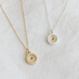 925 Sterling Silver Mustard Seed Necklace Round Mustard Seed Necklace Minimalist Jewelry Gift for Her