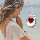 Sterling Silver Cubic Zirconia Urn Necklaces for Ashes
