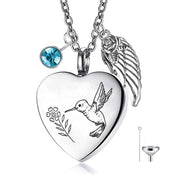Sterling Silver Personalized Birth Month Flower Bar Pendant Necklace