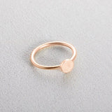 Memorial Thumbprint Ring Personalized Fingerprint Jewelry Custom Dainty Ring Remembrance Ring
