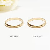 Promise Ring For Couple Silver Couple Ring Couple Matching Ring Dainty Wedding Band Rings Eternal Ring
