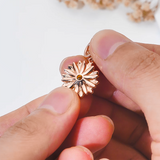 Daisy Necklace Rose Gold Plated S925 Silver