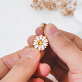 Daisy Necklace Rose Gold Plated S925 Silver