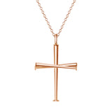 925 Silver Original Baseball Bat Cross Necklace Sport Necklace
