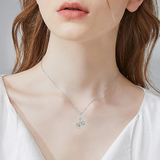 Sunflower Urn Pendant Necklace 925 Sterling Silver  for Ashes Necklace Memory Necklace Gift