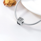 Personalized Four-Sided Three-Sided Two-Sided Photo Charm Customized Bead Holds 2/3/4 Images Pictures Fit Snake Bracelet for Women