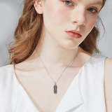 Sterling Silver Rose Flower Urn Necklace for Ashes