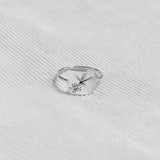 925 Sterling Silver Dragonfly Ring Lotus Ring Animal Ring Jewelry Gift For Women Girls