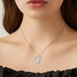 925 Sterling Silver Butterfly Locket Necklace That Holds Pictures