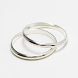 Promise Ring For Couple Silver Couple Ring Couple Matching Ring Dainty Wedding Band Rings Eternal Ring