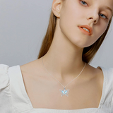 Sterling Silver Butterfly Celtic Knot Urn Necklace for Ashes