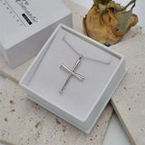 925 Silver Original Baseball Bat Cross Necklace Sport Necklace