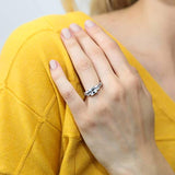 Rhodium Plated Sterling Silver Princess Cut Cubic Zirconia CZ 3-Stone Anniversary Promise Engagement Ring 2.64 CTW