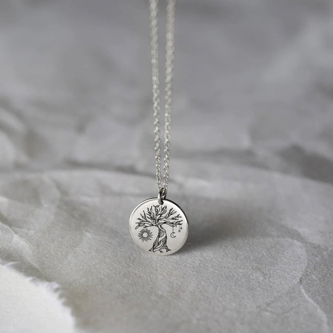 Sterling Silver Tree of Life Necklace Nature Necklace Gift for Nature Lovers
