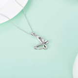 Butterfly Cremation Jewelry Butterfly Urn Necklace Ashes Keepsake Memorial Pendant Always in My Heart