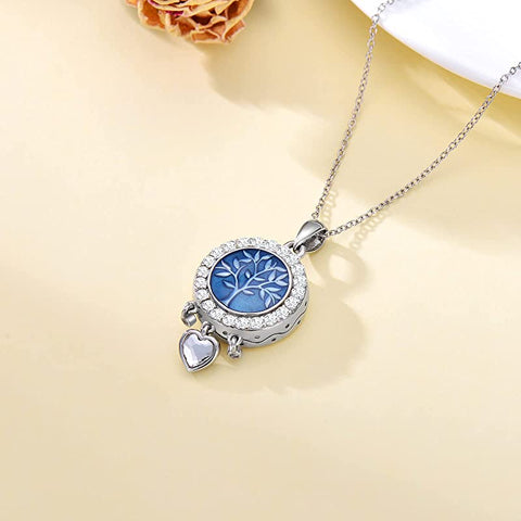 Sterling Silver Tree of Life Urn Necklaces for Ashes