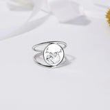 925 Sterling Silver Sloth Ring Animal Ring Sloth Jewelry