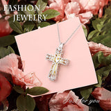 Sterling Silver TearDangle Love Heart Angel Wing Cylinder Cross Urn Necklace for Ashes