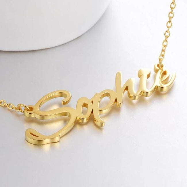 Personalized Name Necklace Custom Jewelry Sophie Adjustable 16”-20”