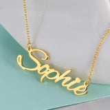 Personalized Name Necklace Custom Jewelry Sophie Adjustable 16”-20”