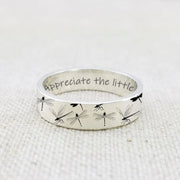 925 Sterling Silver Dragonfly Ring Appreciate The Little Things