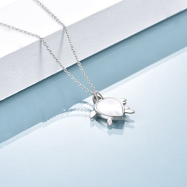 925 Sterling Silver Turtle Necklace Gift Necklace