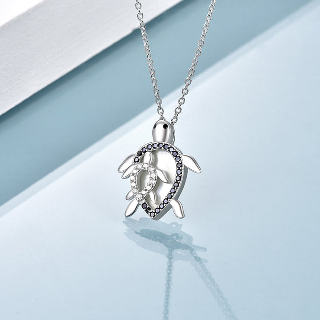 925 Sterling Silver Turtle Necklace Gift Necklace