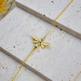 Summer Honey Bee Bracelet Sterling Silver/Gold Filled/Rose Gold Filled Bee Bracelet