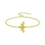Summer Honey Bee Bracelet Sterling Silver/Gold Filled/Rose Gold Filled Bee Bracelet