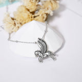 Horse Anklet Sterling Silver Beaded Ankle Bracelet Good Luck Charm Jewelry Horseback Riding Anklet For Women