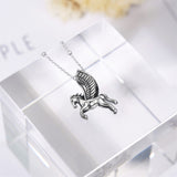 Horse Anklet Sterling Silver Beaded Ankle Bracelet Good Luck Charm Jewelry Horseback Riding Anklet For Women