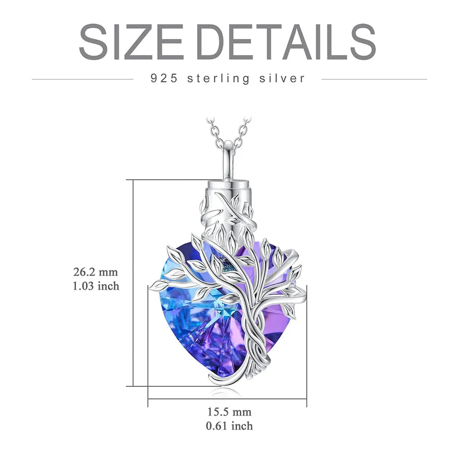 Tree of Life Always in My Heart - Memorial Glass & Jewelry