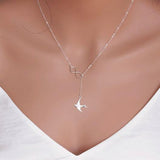 Confirmation gift for her girls - Bird Infinity Jewelry - Confirmation necklace gifts - Sterling silver Infinity Lariat Necklace Dove Necklace enjoy life creative 