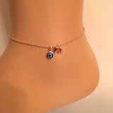 Evil Eye Elephant Bracelet, Cute Gold Evil Eye Elephant Anklet, Kids Jewelry, Toddler Jewelry, Gift for Kids, Baby Jewelry, animal anklets Romanticwork Jewelry 