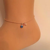 Evil Eye Elephant Bracelet, Cute Gold Evil Eye Elephant Anklet, Kids Jewelry, Toddler Jewelry, Gift for Kids, Baby Jewelry, animal anklets Romanticwork Jewelry 