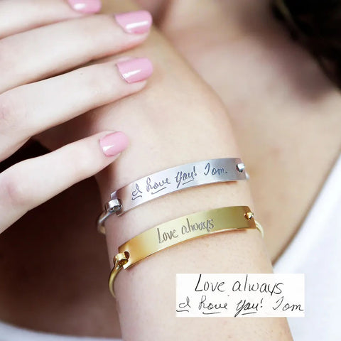 Sterling Silver Personalized Bracelet