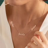 Multiple Name Necklace Personalized Jewelry
