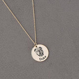 Personalized Necklace Custom Pet Lovers Dog Jewelry Pet Portrait Gift Dog Necklace Memorial Gift Pet Gift For Dog Mom Pet Photo Necklace