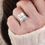 【Buy 1 Get 1 Free】Be Badass Everyday Quote Ring