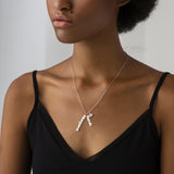 Sterling Silver Personalized Name Pendant Necklace