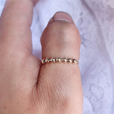 Anxiety Ring Bead Stacking Ring Fidget Ring Minimalist Ring Spinning Ring 925 Sterling Silver Thumb Ring