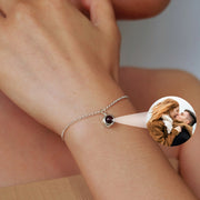 Projection Bracelet  Personalized Photo Bracelet  Memorial Picture Inside Bracelet  Customized Gift for Her Birthday Wedding Friend