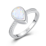 925 Sterling Silver Teardrop Urn Rings Hold Loved Ones Ashes Cz Cremation Memorial Ring Keepsake Jewelry for Women