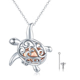 925 Sterling Silver Cremation Urn Memorial Pendant Necklace with Hollow Urn Cremation Jewelry for Ashes