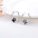925 Sterling Silver Small Hoop Earrings for Sensitive Ears Cute Animal Jewelry Gifts for Women Daughter