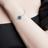 Celtic Knot  Urn Bracelet for Ashes 925 Sterling Silver Cremation Keepsake Pendant Locket Bracelet for Women Mom